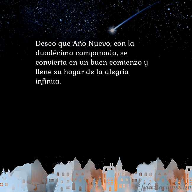 Tarjeta negra con un cometa