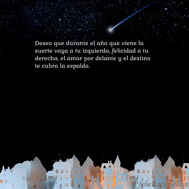 Tarjeta negra con un cometa