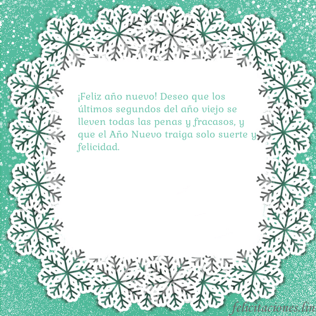 Tarjeta con copos de nieve