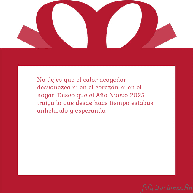 Tarjeta de felicitación - un regalo rojo