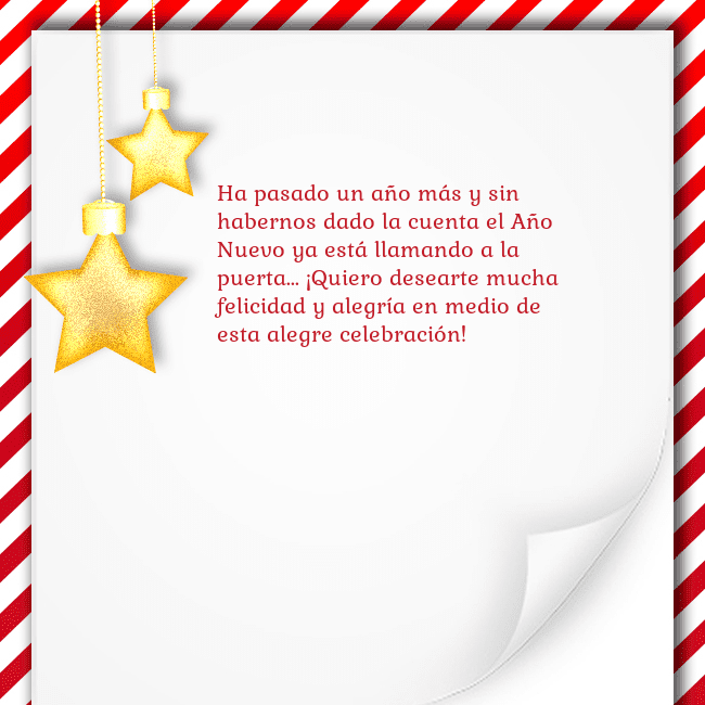 Tarjeta con estrellas doradas