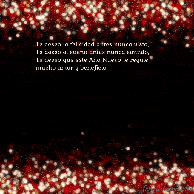 Postal animada intermitente negro-rojo Te deseo la felicidad antes nunca vista,
Te deseo Postal animada intermitente negro-rojo