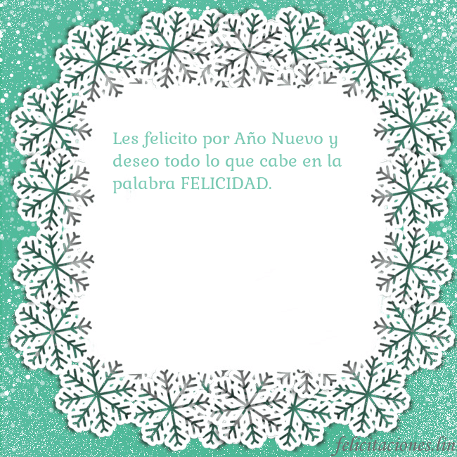 Tarjeta con copos de nieve