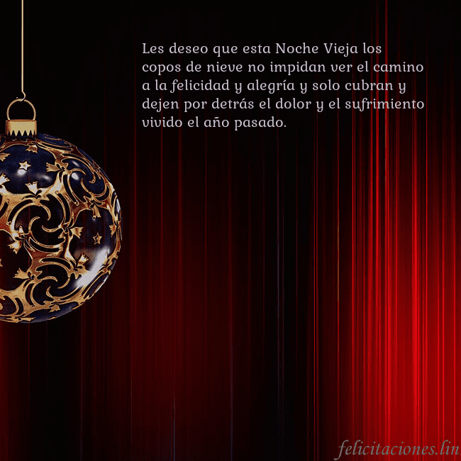 Tarjeta roja con un lujoso juguete de árbol de Navidad