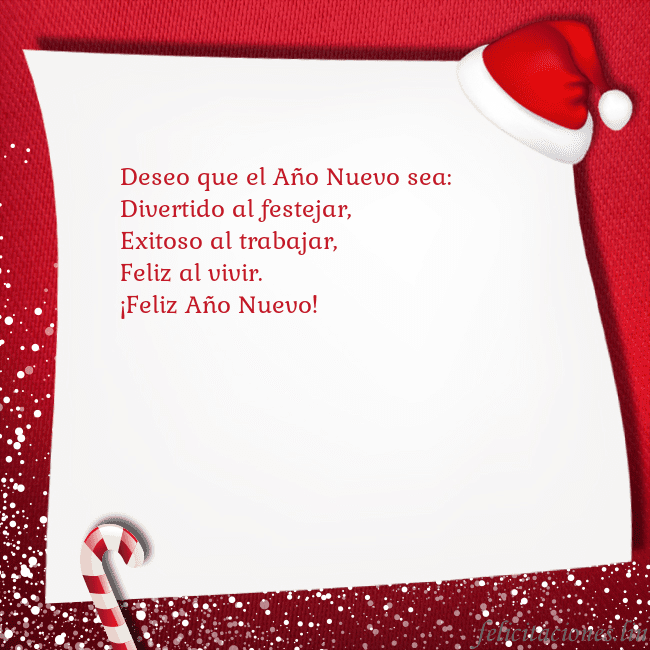 Tarjeta con dulces y un sombrero enano