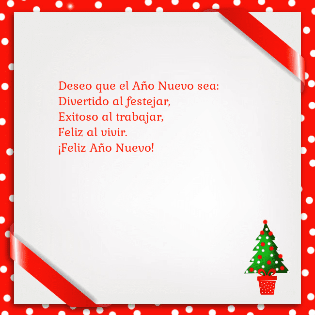 Tarjeta con árbol de Navidad en una maceta