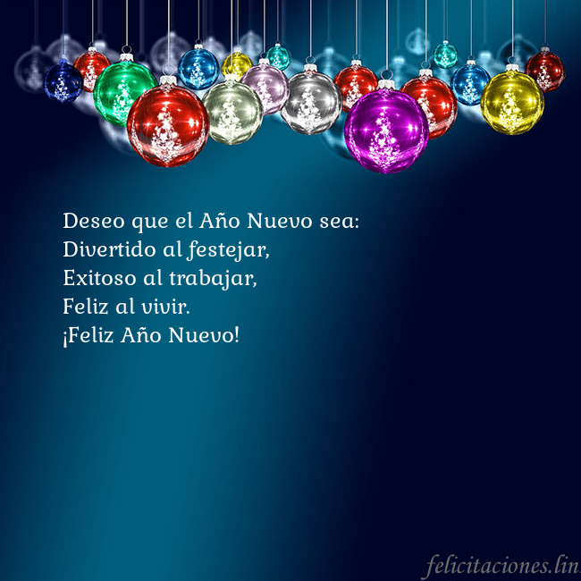 Tarjeta de felicitación azul con juguetes de árbol de Navidad