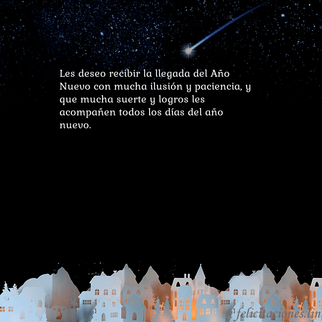 Tarjeta negra con un cometa