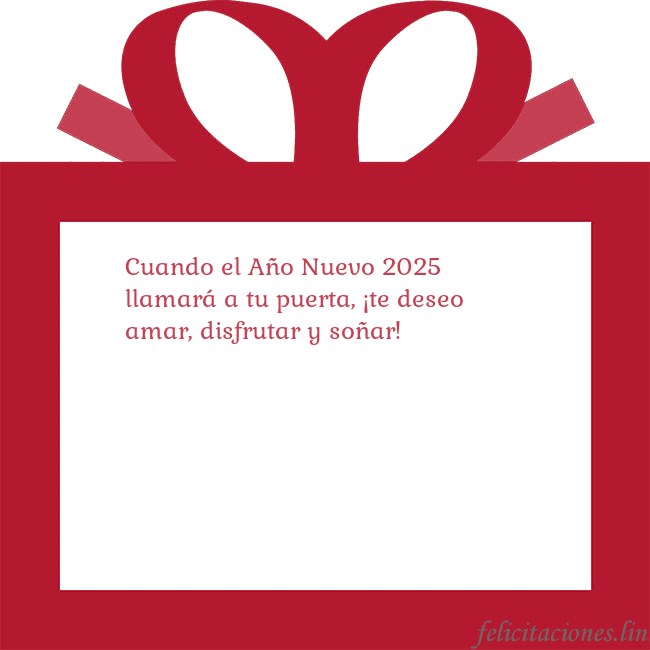 Tarjeta de felicitación - un regalo rojo