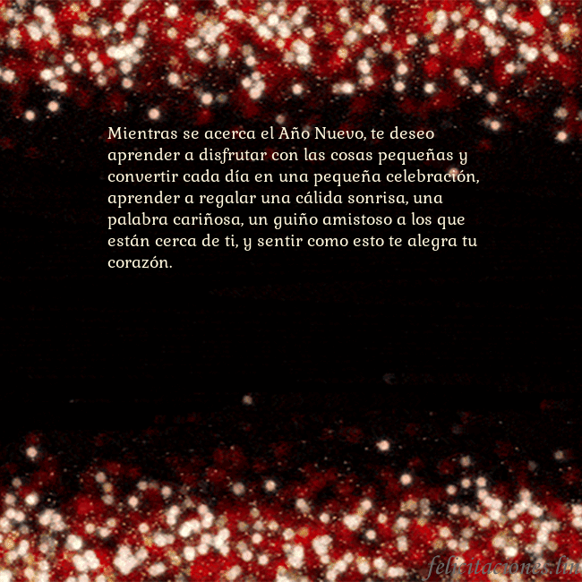 Postal animada intermitente negro-rojo Mientras se acerca el Año Nuevo, te deseo aprender Postal animada intermitente negro-rojo