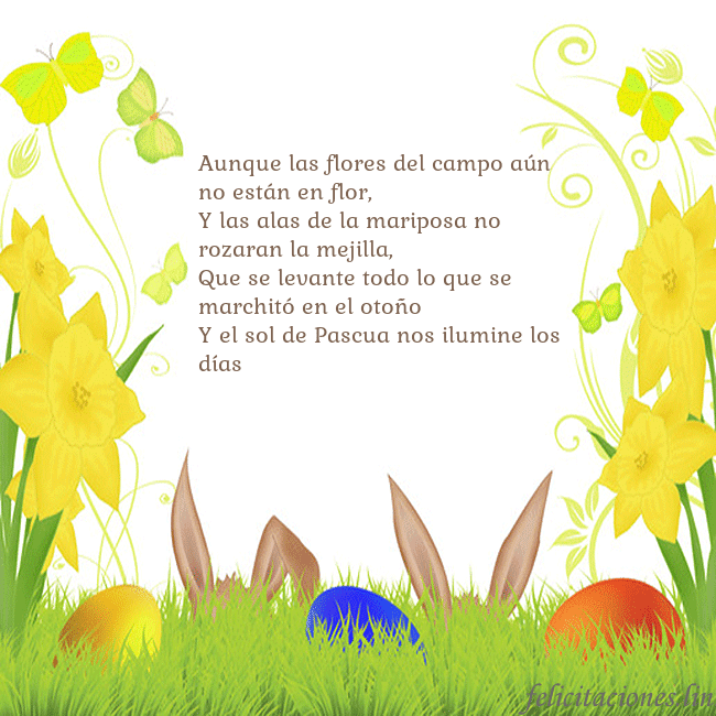 Tarjetas electrónicas de Pascua 11 Aunque las flores del campo aún no están en flor,
Tarjetas electrónicas de Pascua 11