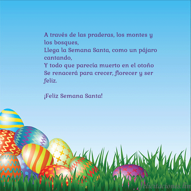Tarjetas electrónicas de Pascua 5 A través de las praderas, los montes y los bosques Tarjetas electrónicas de Pascua 5