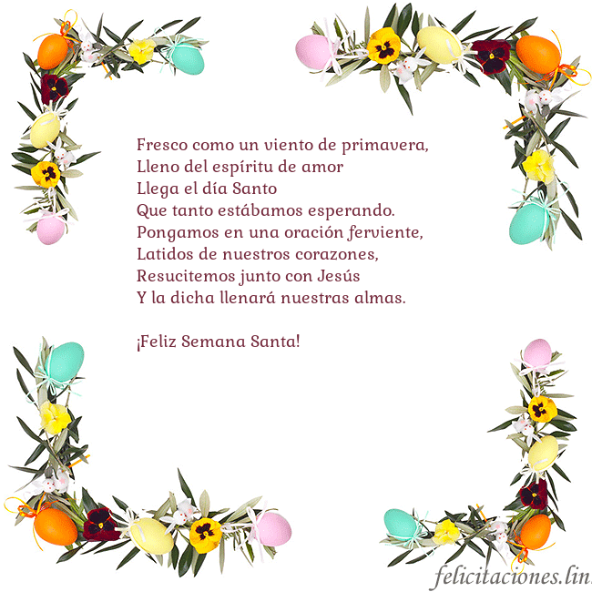 Tarjetas electrónicas de Pascua 4 Fresco como un viento de primavera,
Lleno del espí Tarjetas electrónicas de Pascua 4