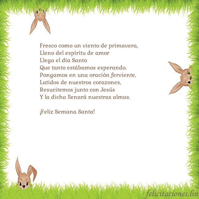 Tarjetas electrónicas de Pascua 7 Fresco como un viento de primavera,
Lleno del espí Tarjetas electrónicas de Pascua 7