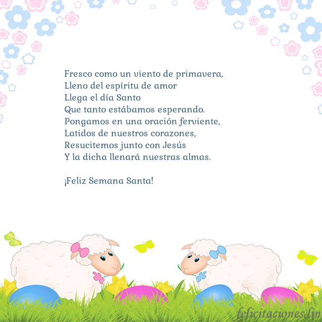 Tarjetas electrónicas de Pascua 10 Fresco como un viento de primavera,
Lleno del espí Tarjetas electrónicas de Pascua 10