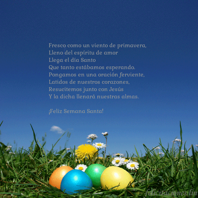 Tarjetas electrónicas de Pascua 12 Fresco como un viento de primavera,
Lleno del espí Tarjetas electrónicas de Pascua 12