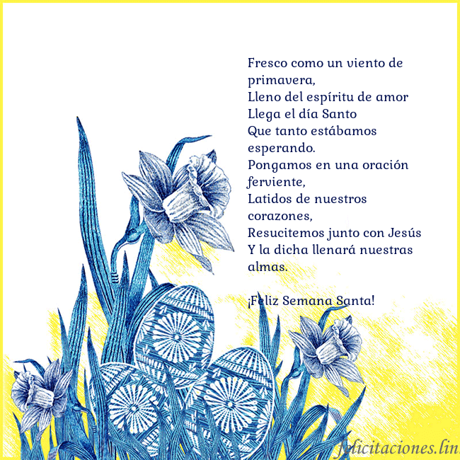 Tarjetas electrónicas de Pascua 16 Fresco como un viento de primavera,
Lleno del espí Tarjetas electrónicas de Pascua 16