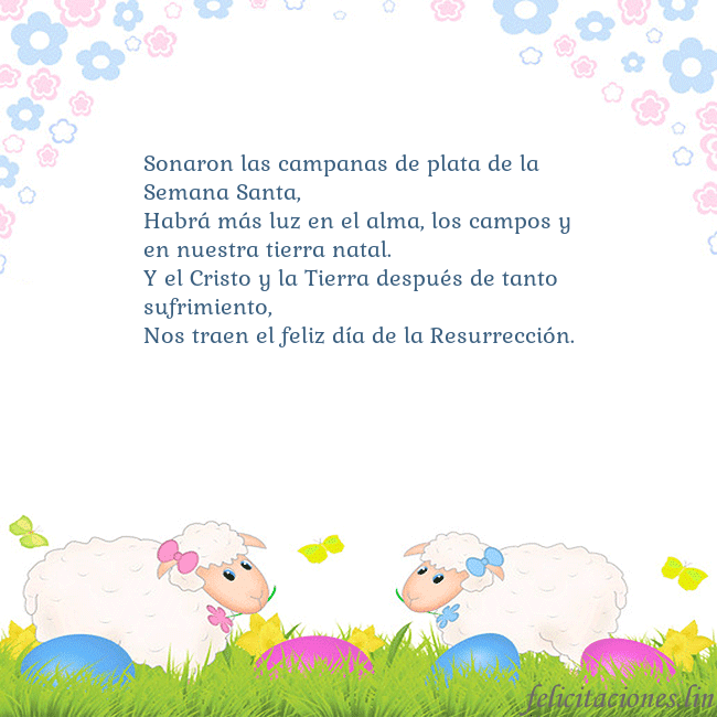 Tarjetas electrónicas de Pascua 10
Sonaron las campanas de plata de la Semana Santa, Tarjetas electrónicas de Pascua 10