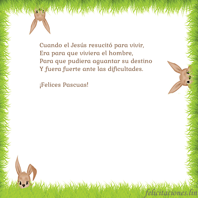 Tarjetas electrónicas de Pascua 7 Cuando el Jesús resucitó para vivir,
Era para que Tarjetas electrónicas de Pascua 7