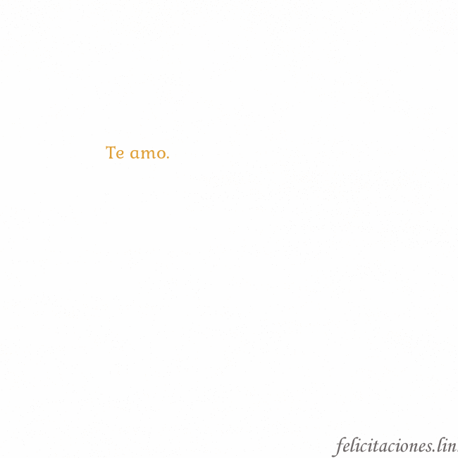 Gif animado corazón dorado