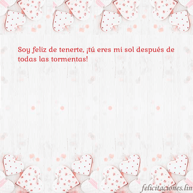 Tarjeta con corazones blancos