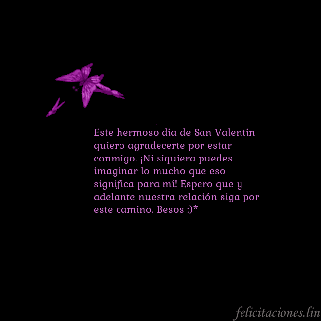 Tarjeta de cumpleaños con mariposas volando Este hermoso día de San Valentín quiero agradecert Tarjeta de cumpleaños con mariposas volando