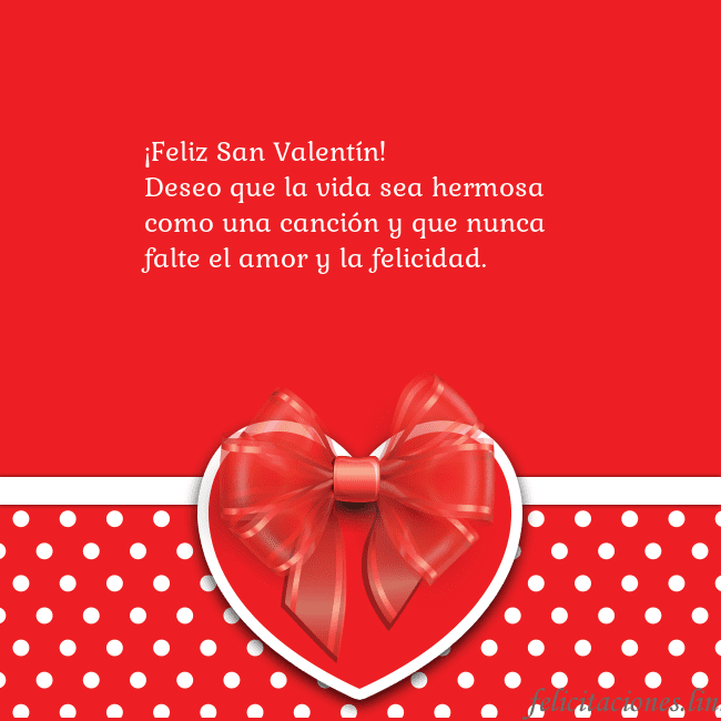 Tarjetas de San Valentín 2 ¡Feliz San Valentín!
Deseo que la vida sea hermosa Tarjetas de San Valentín 2