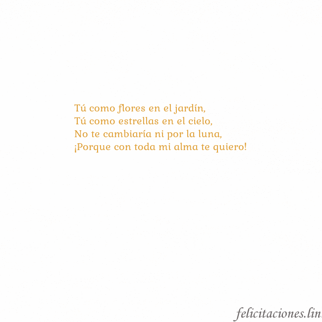 Gif animado corazón dorado Tú como flores en el jardín,
Tú como estrellas en Gif animado corazón dorado