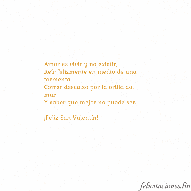 Gif animado corazón dorado Amar es vivir y no existir,
Reír felizmente en med Gif animado corazón dorado