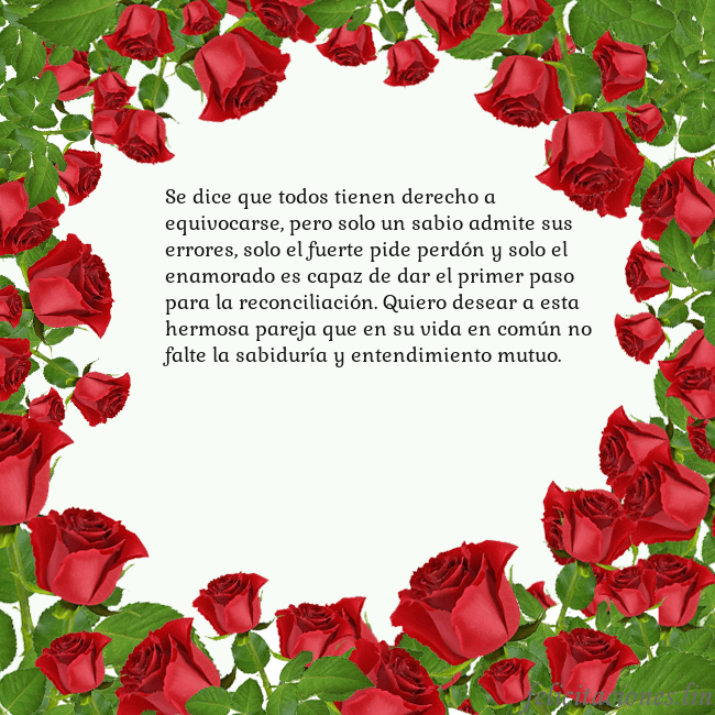 Tarjeta con con muchas rosas Se dice que todos tienen derecho a equivocarse, pe Tarjeta con con muchas rosas