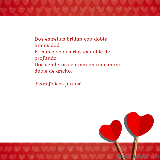 Tarjeta con corazones 2 Dos estrellas brillan con doble intensidad,
El cau Tarjeta con corazones 2