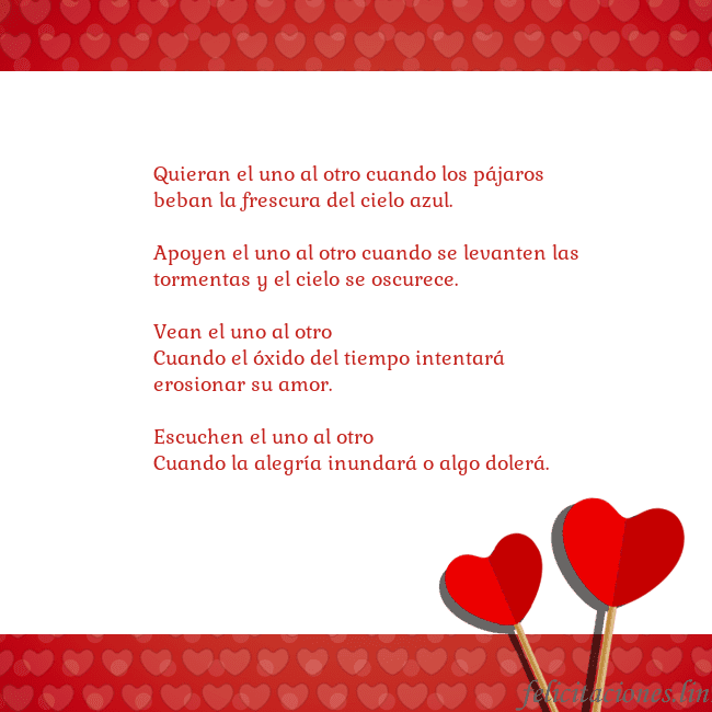 Tarjeta con corazones 2 Quieran el uno al otro cuando los pájaros beban la Tarjeta con corazones 2