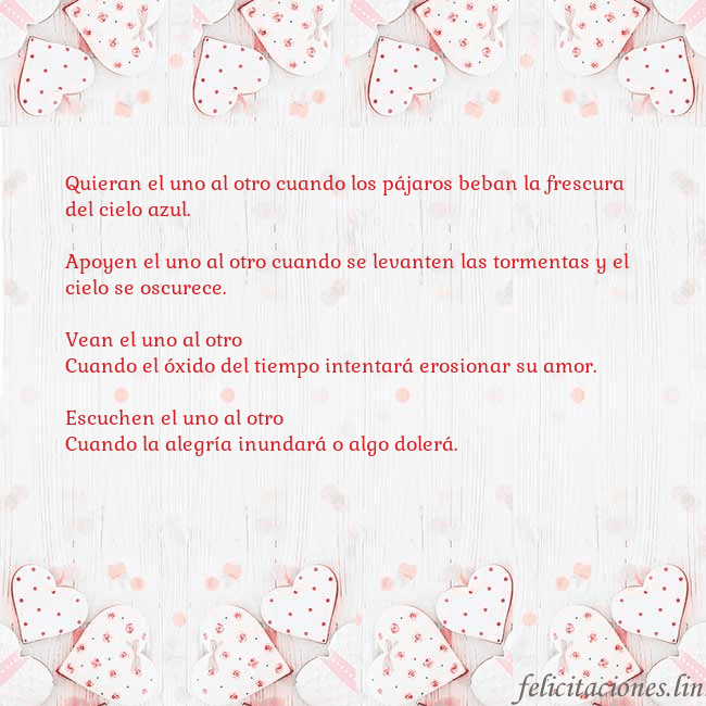 Tarjeta con corazones blancos Quieran el uno al otro cuando los pájaros beban la Tarjeta con corazones blancos