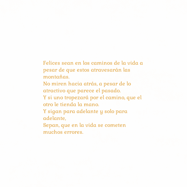 Gif animado corazón dorado Felices sean en los caminos de la vida a pesar de Gif animado corazón dorado