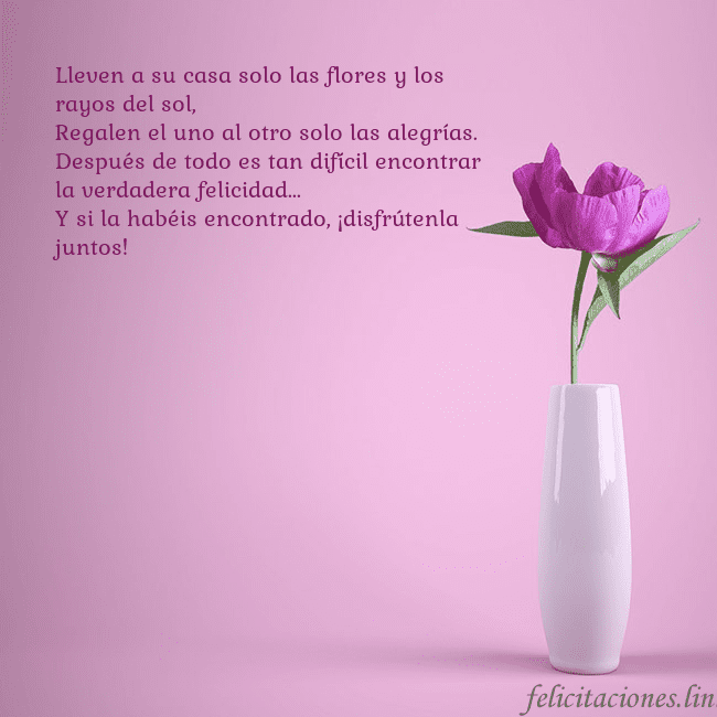 Postal electrónica con peonía en jarrón Lleven a su casa solo las flores y los rayos del s Postal electrónica con peonía en jarrón