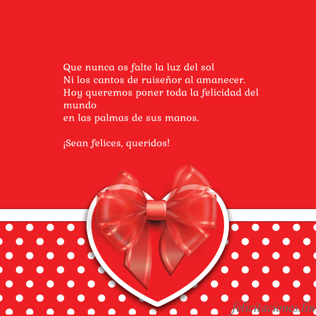 Tarjetas de San Valentín 2 Que nunca os falte la luz del sol
Ni los cantos de Tarjetas de San Valentín 2
