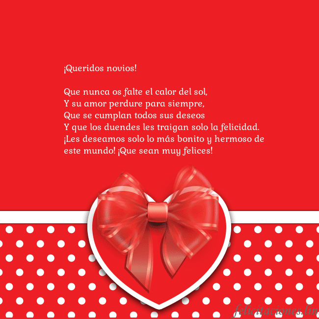 Tarjetas de San Valentín 2
¡Queridos novios!
Que nunca os falte el calor de Tarjetas de San Valentín 2