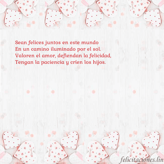 Tarjeta con corazones blancos Sean felices juntos en este mundo
En un camino ilu Tarjeta con corazones blancos