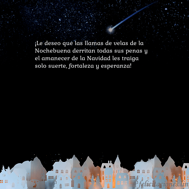 Tarjeta con un cometa