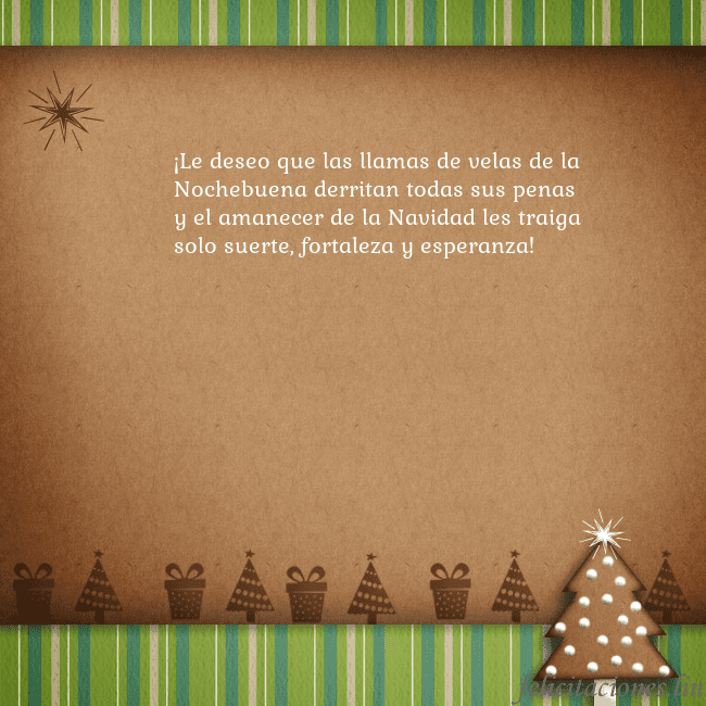 Tarjeta con un árbol de pan de jengibre