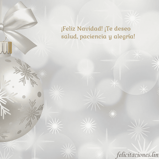 Tarjeta de felicitación con un árbol de Navidad plateado