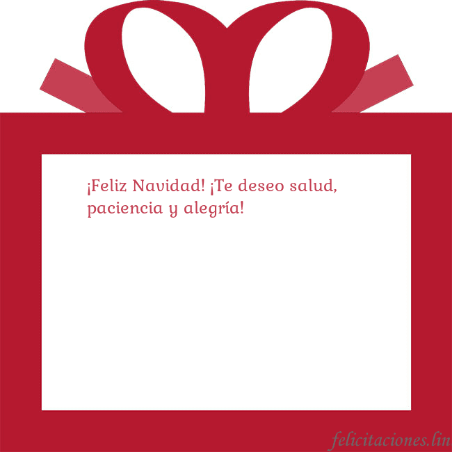 Tarjeta de felicitación - un regalo rojo