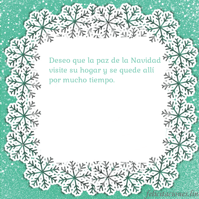 Tarjeta con copos de nieve