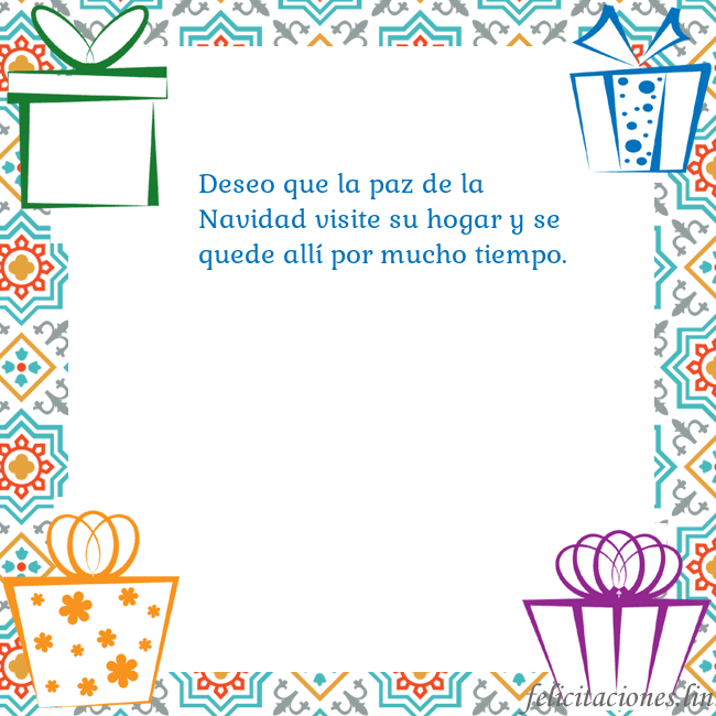 Tarjeta con regalos