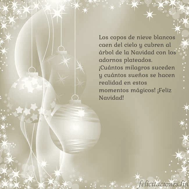Tarjeta con juguetes de árbol de Navidad Los copos de nieve blancos caen del cielo y cubren Tarjeta con juguetes de árbol de Navidad