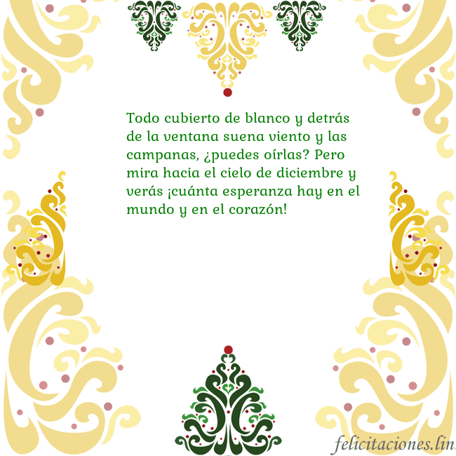 Tarjeta con adornos navideños Todo cubierto de blanco y detrás de la ventana sue Tarjeta con adornos navideños