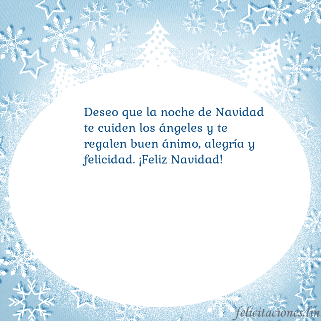 Tarjeta con abetos y copos de nieve