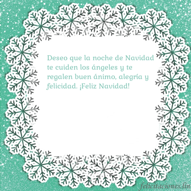 Tarjeta con copos de nieve