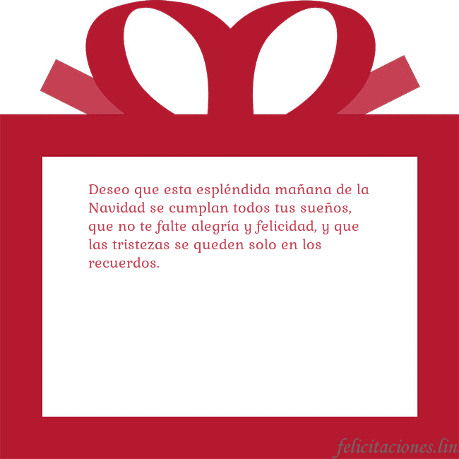 Tarjeta de felicitación - un regalo rojo