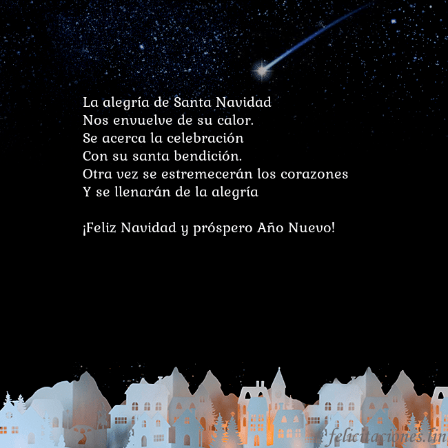 Tarjeta con un cometa